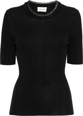 P.A.R.O.S.H. Polo Cipria - Nero