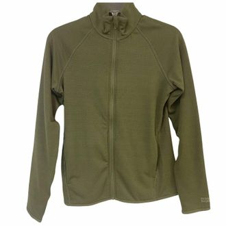 Eddie Bauer Womens Activator Grid Full Zip Jacket In Dark Olive Green