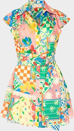 Ramy Brook Marceline Garden Mini Shirtdress