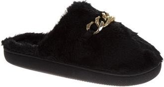Badgley Mischka Badgley Mischka Womens Chain Link Slippers in Black at Nordstrom, Size 8