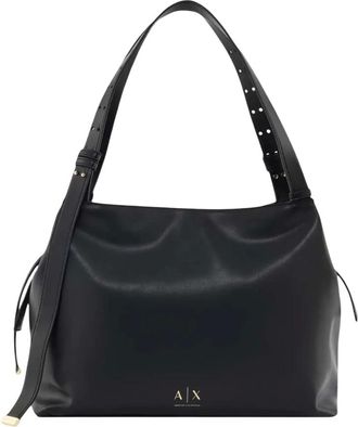 A|X Armani Exchange Borsa Shopper Alice - - Bags - Donna - Nero - ONE SIZE