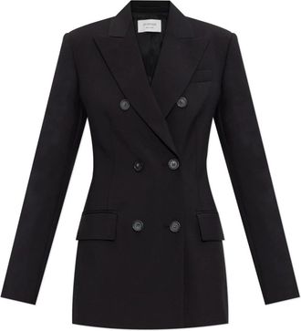 Sportmax Blazer Adamo - Dames - Blazers - Zwart - XS - Wol - Jassen