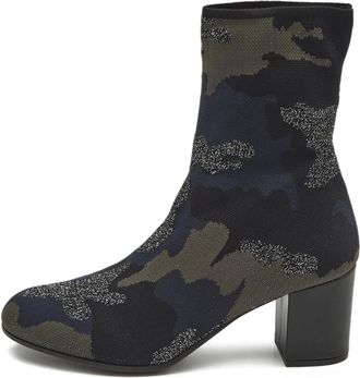 Zadig&Voltaire Stivaletti con stampa camouflage - Blu