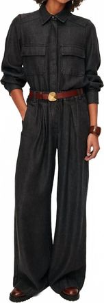 Sessun Rinim Waisted Pants In Carbonella