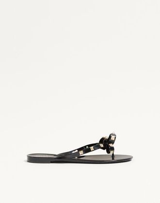 Valentino Garavani Rockstud Rubber Slipper Wo