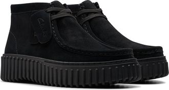 Clarks Schoenen in su&egrave;de leer TORHILL MOSS