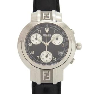 Fendi Pre-owned Horology Chronograph - Dames - Vintage Horloges - Zwart - ONE Size - Vintage