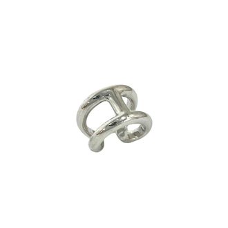 Herm&egrave;s Silver Silver 925 Band Ring (Pre-Owned)