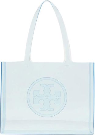 Tory Burch Light Blue Ella Clear Small Tote