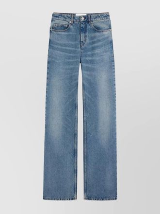 Ami denim flared-leg jeans