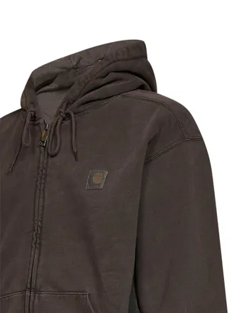 Carhartt Work in Progress Heavy Brushed Cotton Hoodie - Brown