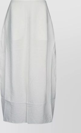 Toteme high-waisted midi skirt seam detailing