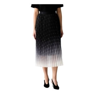 Karl Lagerfeld Rokken, Dames, Veelkleurig, M, Tule, Geplooide Tule Rok
