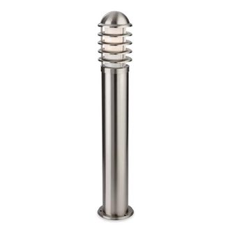 Netlighting Penrith Bollard 800mm Stainless Steel IP44 in Grey