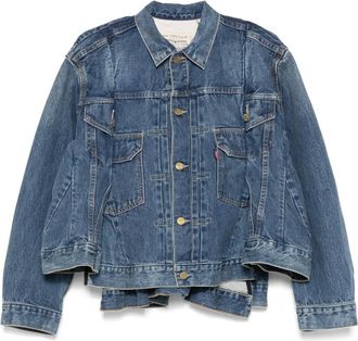 sacai denim jacket - Blue