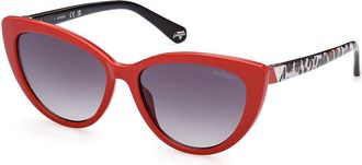 Guess GU5211 66B Mens Sunglasses Red Size 56