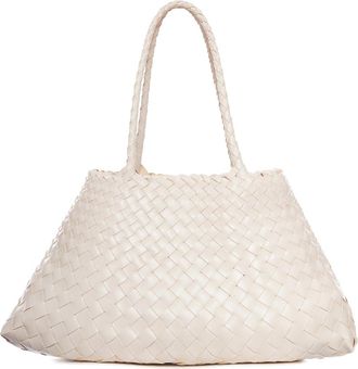 Dragon Diffusion Santa Croce Big Woven Leather Bag
