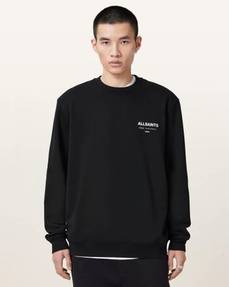 AllSaints Underground Relaxed Fit Crew Neck Sweatshirt