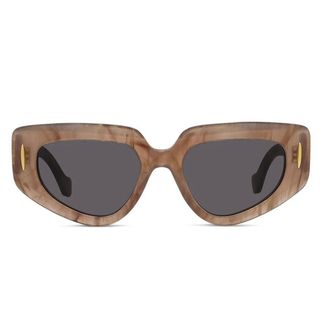 Loewe Anagram Pink Geometric Sunglasses