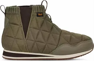 Teva WomenS Re Ember Mid Quilted Slip-On Ankle Booties In Burnt Olive