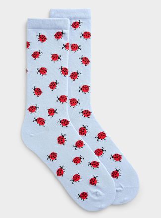 Simons Womens Little ladybug socks