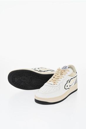Enterprise Japan Two-Tone Leather ENTERPRISE JAPAN Low-Top Sneakers size 40