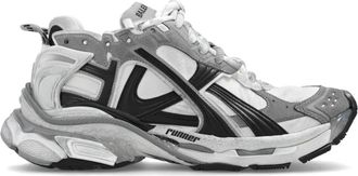 Balenciaga Veterschoenen met runner-design - Heren - Sneakers - Grijs - 47 EU - Su&egrave;de - Schoenen