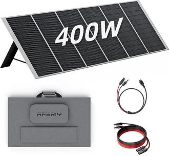 OEM Kit De Paneles Solares Port&aacute;til - Aferiy - 400w - Monocristalino 23% - Recubrimiento Etfe - Ip65, Plegable