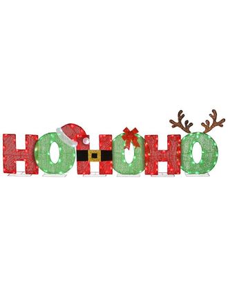 National Tree Company Pre-Lit Ho Ho Ho Decoration