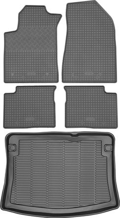 OEM Juego De Alfombrillas De Goma Para Coche Y Maletero Para Alfa Romeo Giulietta Hatchback (2010-2020)