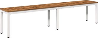 vidaXL Banco De Jard&iacute;n 201 X 35 X 45 Cm Madera De Acacia S&oacute;lida Vidaxl