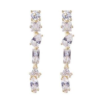 Nickho Rey JULIE M EARRINGS in White/gold at Nordstrom
