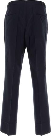 Prada Mens Trousers Navy Virgin Wool Mohair