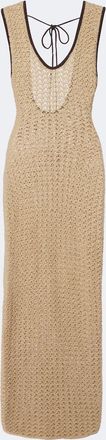 Sir. Ellinor crochet cotton maxi dress