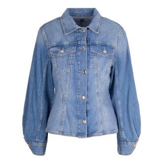 Liu Jo Denim Jackets, female, Blue, Size: XS Denim Jacket