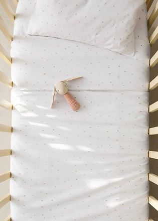 Mango Copripiumino 100% cotone culla 100x120 cm nude - Home - 100x120cm - MANGO HOME