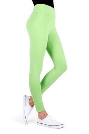 MeMoi Solid Leggings in Jade Lime at Nordstrom Rack, Size Large/x-Large