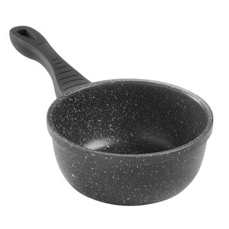 Lewis's Sovereign Stone Non-Stick Milk Pan (16cm) Marble Effect Stainless Steel Saucepan - Lewiss | TJ Hughes