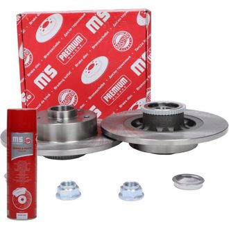 OEM Discos De Freno Con Rodamiento Trasero 2401120217b-pcs-ms 2 Uds