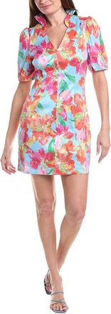 Rene Ruiz Drop Waist Bubble Hem Mini Dress