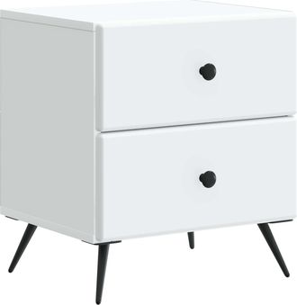vidaXL Armario De Noche 43 X 34,5 X 47,5 Cm Madera De Ingenier&iacute;a Vidaxl