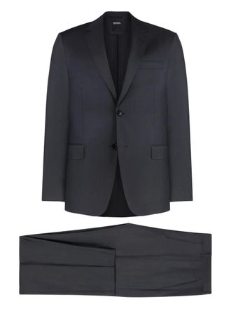 Ermenegildo Zegna notched-lapel suit - Grigio