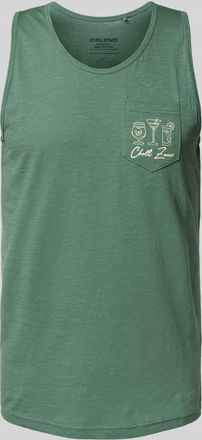 Blend Tanktop mit Brusttasche Modell UERIK in Oliv, Gr&ouml;&szlig;e S