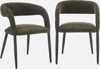 Sweeek Sill&oacute;n Contempor&aacute;neo De Tela, Set De 2