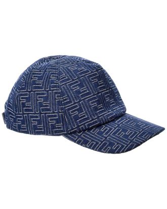 Fendi Fendi Denim Baseball Cap