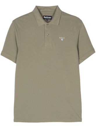 Barbour Polo con ricamo - Verde
