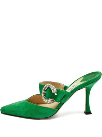 Jimmy Choo London Marta muiltjes met hak - Groen