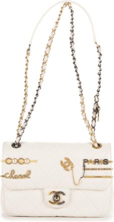 Chanel Coco Clips Rhinestones Single Flap Schoudertas