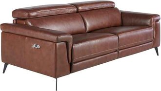 Angel Cerd&aacute; Sof&aacute; 3 plazas tapizado piel vacuno