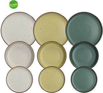 Tognana Servizio Piatti 18 Pezzi Urban Ardenne - Stoneware Multicolor